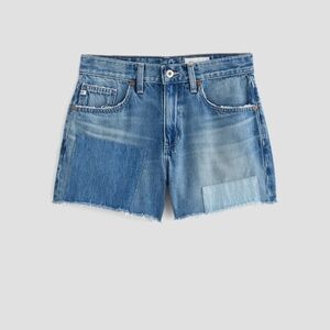 AG Halle Patchwork Jean Shorts